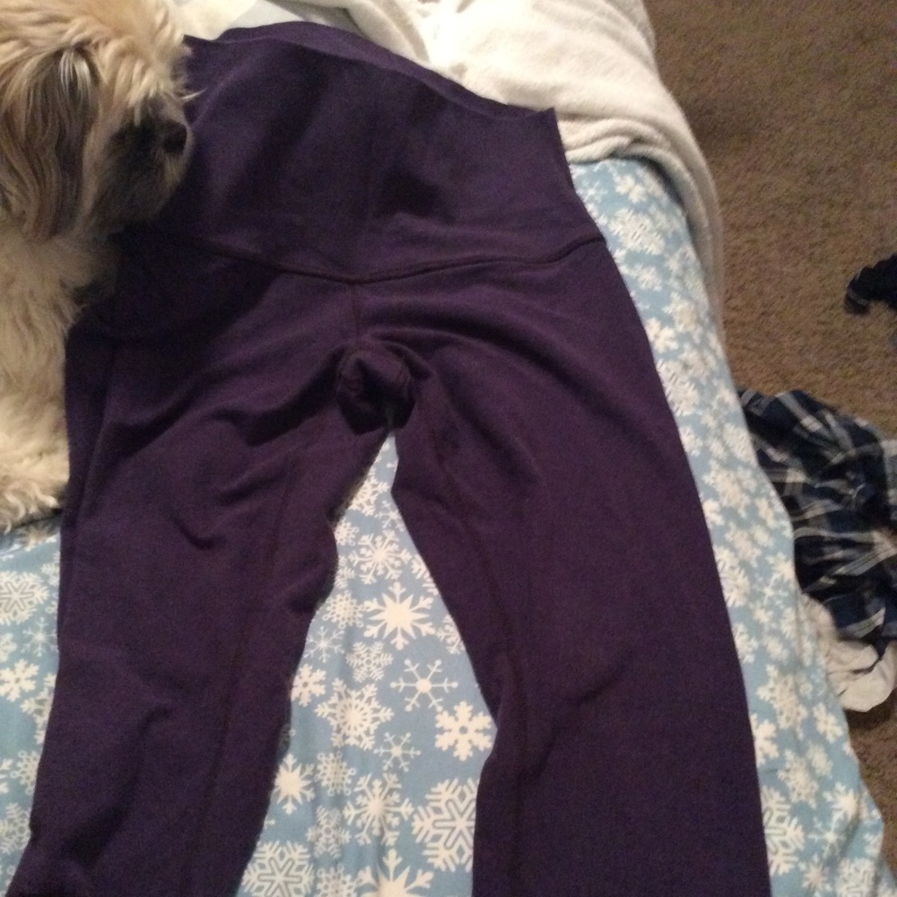 Lululemon purple high waisted full length leggings